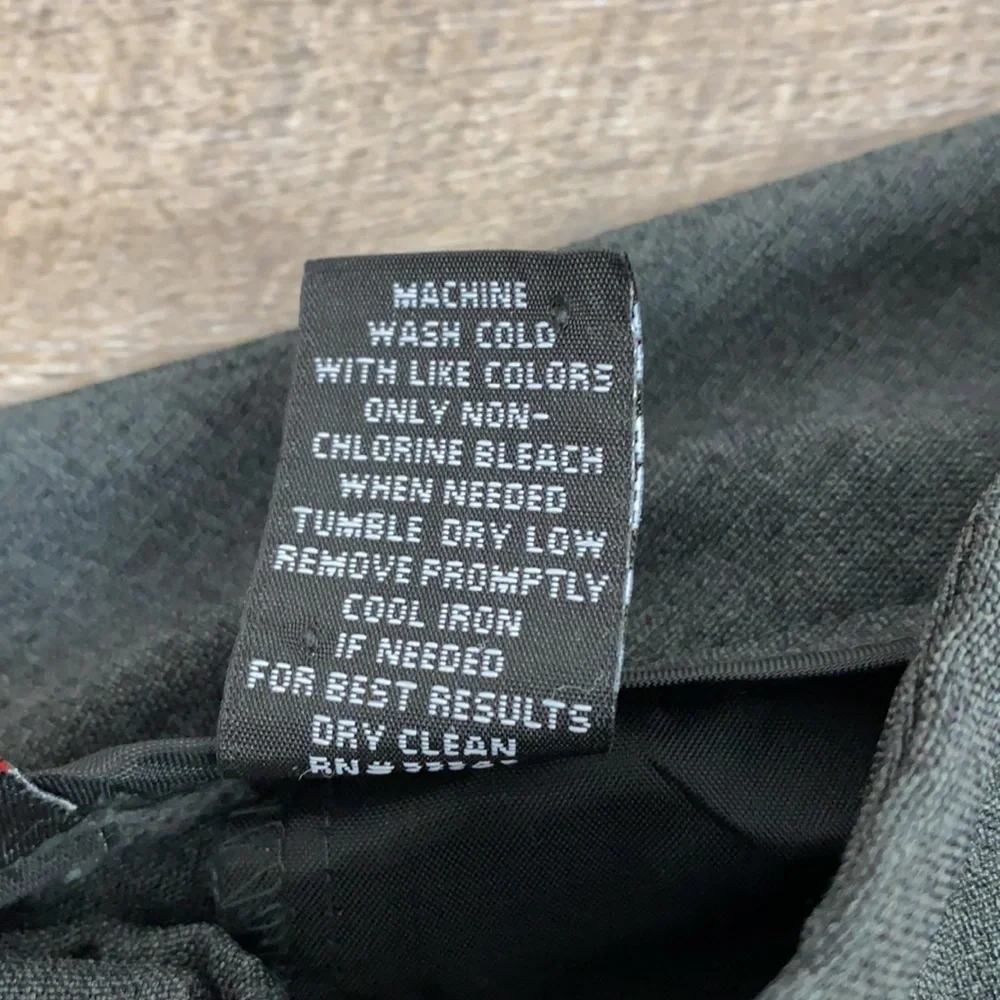 New York and Co Gray Dress Pants 2Tall - Picture 9 of 12